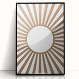 Boho Sunburst - Boys Room Wall Art Kids Bedroom Decor