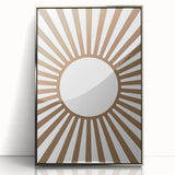 Boho Sunburst - Boys Room Wall Art Kids Bedroom Decor