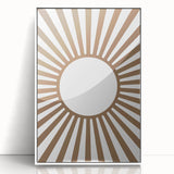 Boho Sunburst - Boys Room Wall Art Kids Bedroom Decor