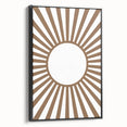 Boho Sunburst - Boys Room Wall Art Kids Bedroom Decor