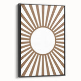 Boho Sunburst - Boys Room Wall Art Kids Bedroom Decor