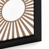 Boho Sunburst - Boys Room Wall Art Kids Bedroom Decor