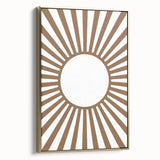 Boho Sunburst - Boys Room Wall Art Kids Bedroom Decor