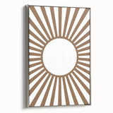 Boho Sunburst - Boys Room Wall Art Kids Bedroom Decor
