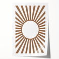 Boho Sunburst - Boys Room Wall Art Kids Bedroom Decor