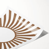 Boho Sunburst - Boys Room Wall Art Kids Bedroom Decor