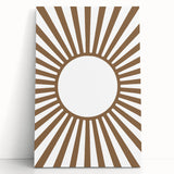 Boho Sunburst - Boys Room Wall Art Kids Bedroom Decor