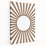 Boho Sunburst - Boys Room Wall Art Kids Bedroom Decor