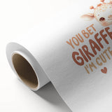 Cute Baby Giraffe Girls Room Wall Art – Nursery Animal Print