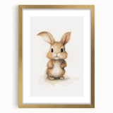 Adorable Bunny Nursery Wall Art - Baby Room Decor Print