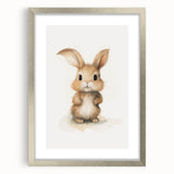 Adorable Bunny Nursery Wall Art - Baby Room Decor Print