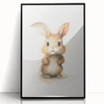 Adorable Bunny Nursery Wall Art - Baby Room Decor Print