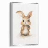 Adorable Bunny Nursery Wall Art - Baby Room Decor Print