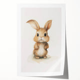 Adorable Bunny Nursery Wall Art - Baby Room Decor Print