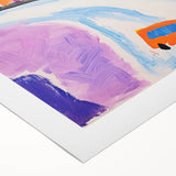 Stretched Canvas Art for Kids - Bright Urban Cityscape Print