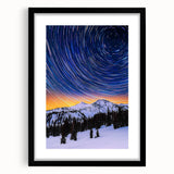 Black landscape frame with mat, showcasing a modern design, perfect for displaying artwork or photographs. Ideal for home decor, enhancing any space with elegance.