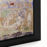 Whimsical Forest Scene - Modern Art Print of Figures and Deer by Prendergast