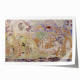 Whimsical Forest Scene - Modern Art Print of Figures and Deer by Prendergast