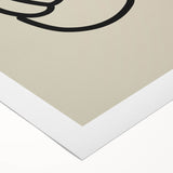 Minimalist "Peace" Typography Art Print for Kids Room