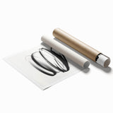 Modern Monochrome Typography Art Print - "Glow" Canvas