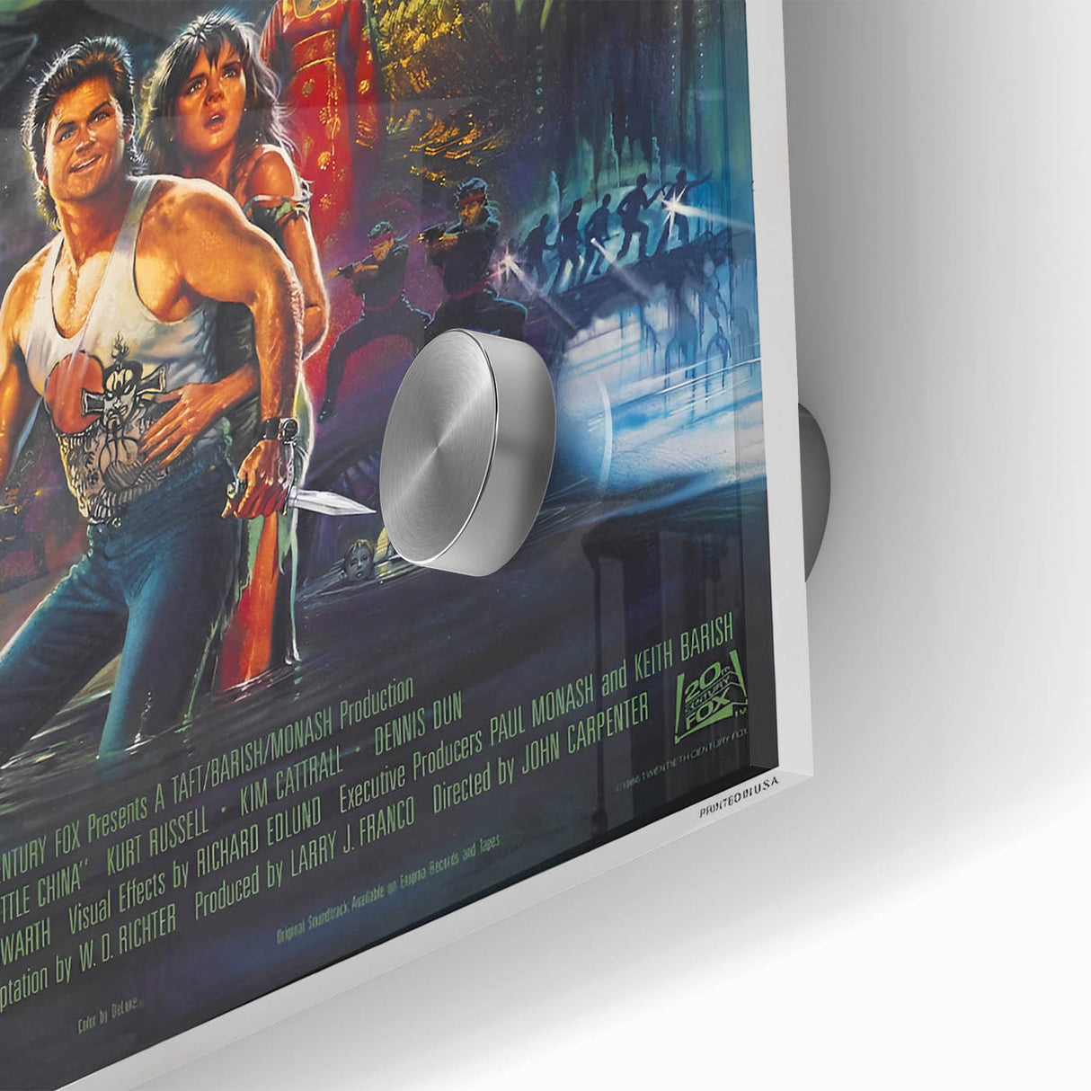 Retro Wall Art - Big Trouble in Little China Vintage Movie Poster