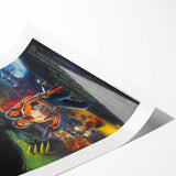 Retro Wall Art - Big Trouble in Little China Vintage Movie Poster