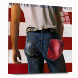 Retro Wall Art – Bruce Springsteen Born in the USA Canvas Print
