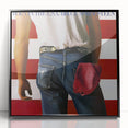 Retro Wall Art – Bruce Springsteen Born in the USA Canvas Print