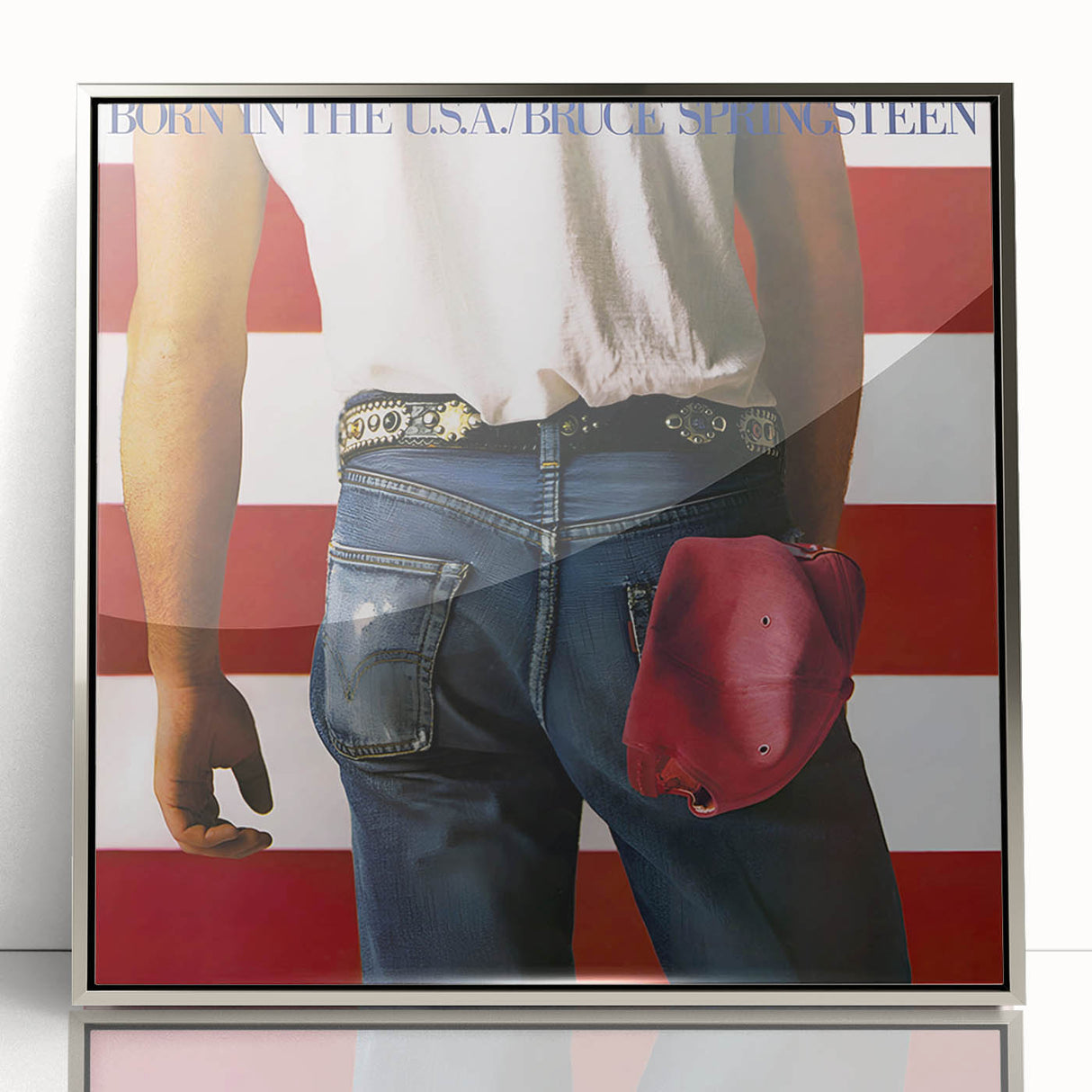 Retro Wall Art – Bruce Springsteen Born in the USA Canvas Print