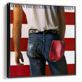 Retro Wall Art – Bruce Springsteen Born in the USA Canvas Print