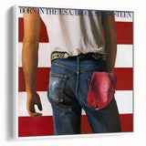 Retro Wall Art – Bruce Springsteen Born in the USA Canvas Print