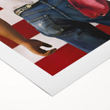 Retro Wall Art – Bruce Springsteen Born in the USA Canvas Print