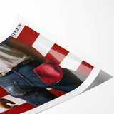 Retro Wall Art – Bruce Springsteen Born in the USA Canvas Print