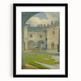 Renaissance Courtyard Art Print by Lajos Csordák – Serene Masterpiece
