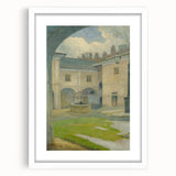 Renaissance Courtyard Art Print by Lajos Csordák – Serene Masterpiece