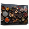 Exotic Spice Collection - Rustic Culinary Wall Art for Kitchen