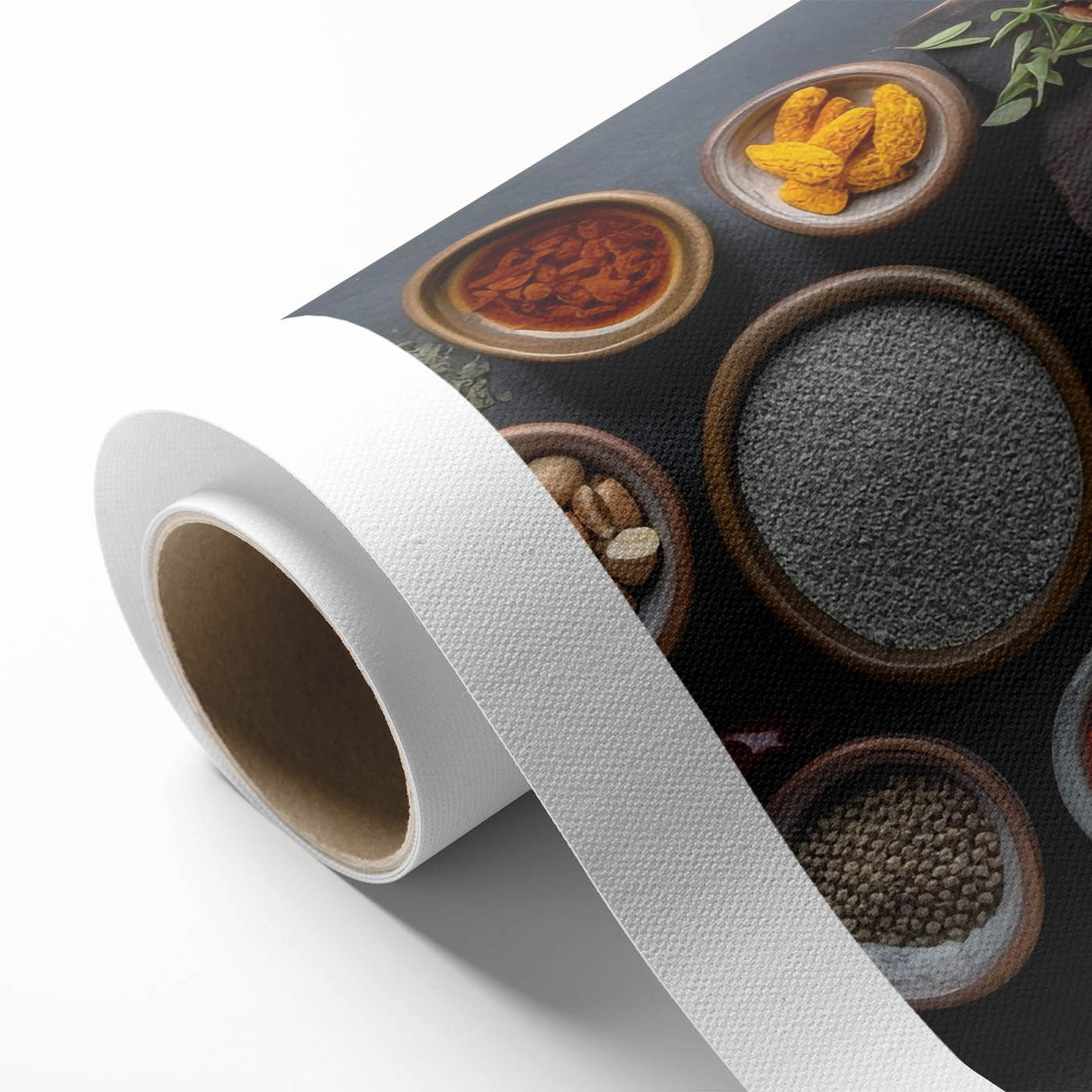 Exotic Spice Collection - Rustic Culinary Wall Art for Kitchen
