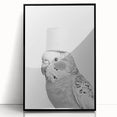 Bathroom Wall Art - Bird with Toilet Paper Hat