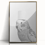 Bathroom Wall Art - Bird with Toilet Paper Hat