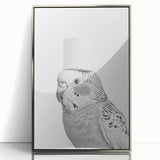 Bathroom Wall Art - Bird with Toilet Paper Hat