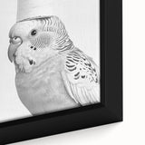 Bathroom Wall Art - Bird with Toilet Paper Hat