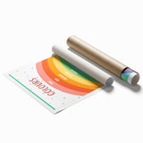 Colors Kids Educational Wall Art – Rainbow Learning Poster