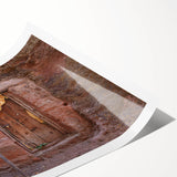 Extra large rolled canvas featuring line art flowers in monochrome, ideal for large living room wall art.