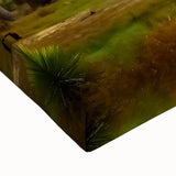 Large art of a Madagascar landscape in black and white on stretched canvas, suitable for bedroom wall decor.