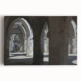 Large black and white stretched canvas of Tanzanian scenery, ideal for kitchen wall art.