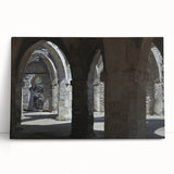 Large black and white stretched canvas featuring a serene Tanzanian landscape, ideal for kitchen or bedroom wall art.