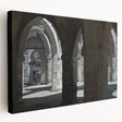 Large art depicting an African Savannah scene in warm earth tones on stretched canvas, suitable for kitchen wall art.