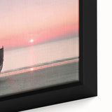 Extra large framed canvas depicting a textured, colorful abstract scene, ideal for living room decor.