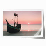 Extra large rolled print of a serene Bangladeshi landscape with vibrant greenery and floral elements.