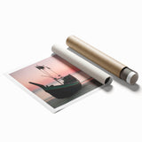 Extra large rolled print of a serene Bangladesh landscape with lush greenery and floral elements.